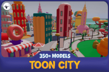 Cartoon City with Toon Shader – Free Download