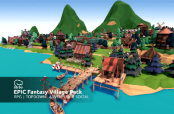 EPIC Fantasy Village – Low Poly 3D Art – Free Download