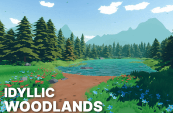 Idyllic Woodlands – Stylized Fantasy RPG Environment – Free Download