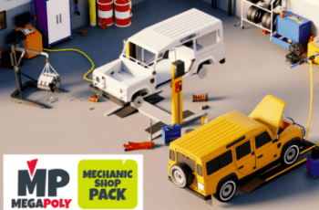 Megapoly.Art – Mechanic Shop Pack – Free Download
