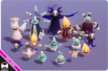 Monsters Ultimate Pack 06 Cute Series – Free Download