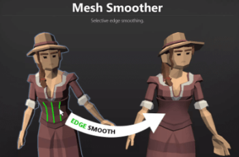 Mesh Smoother – Mesh Edge Normal Editor, Mesh Modifier – Free Download