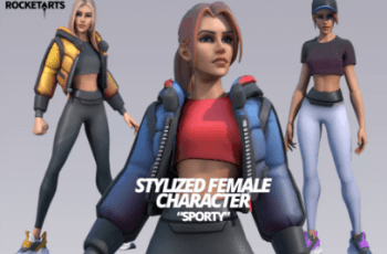 Stylized Modular Character (Female) – Free Download
