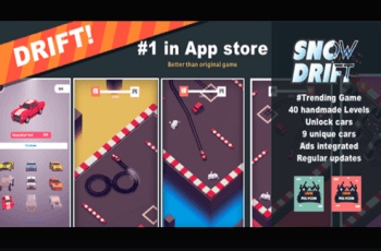 Snow Drift – Hyper Casual Game – Free Download