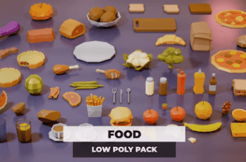 Food Low Poly Pack – Free Download