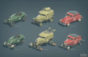 Hot Rod Constructor: Modular Lowpoly Vintage Cars – Free Download