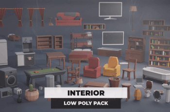 Low Poly Interior Pack – Free Download