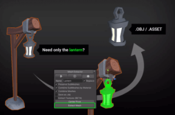 Mesh Extractor – Separate meshes, materials and textures – Free Download
