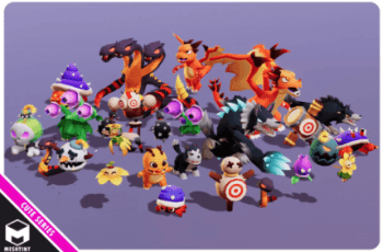 Monsters Ultimate Pack 02 Cute Series – Free Download