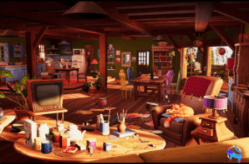 Stylized Countryside House Interior – Free Download