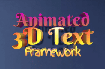 3D Text Effects Framework – Free Download