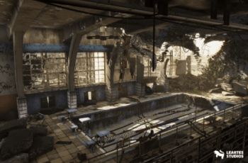 Abandoned Swimming Pool Environment – Free Download