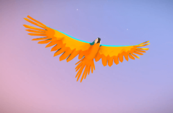 Low Poly Bird: Parrot – Free Download