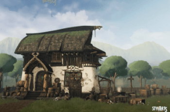 Stylized Viking Hut – Free Download