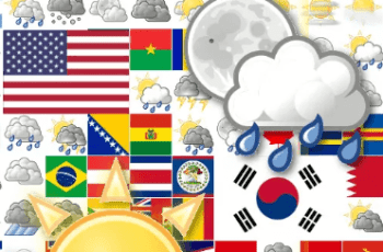 World Flags and Weather Symbols – Free Download