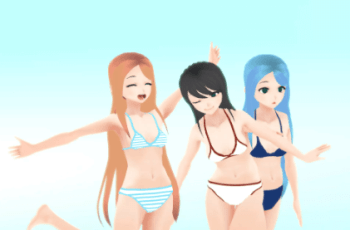 Anime Girl Characters – Bikini – Free Download