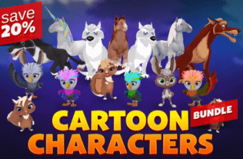 Cartoon animals animated bundle – Free Download