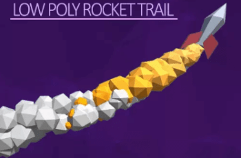 Low Poly Rocket Trail – Free Download