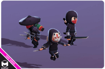 Male Ninja Modular Pack Cute Series – Free Download