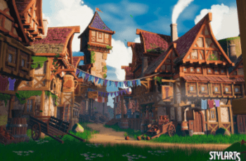 Modular Stylized Medieval Town – Free Download