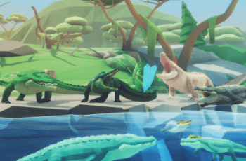 Poly Art: Crocodile – Free Download