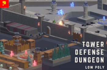 Tower Defense – Dungeon – Low Poly 3D Modular Art – Free Download