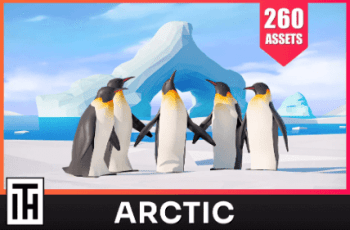 Arctic – Low Poly Asset Pack by ithappy – Free Download