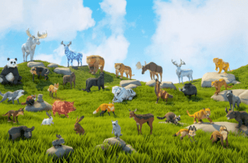 Poly Art: Animal Forest Set – Free Download