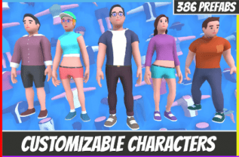 Customizable 3D Characters Vol 1 – Free Download