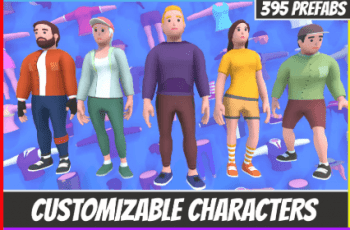 Customizable 3D Characters Vol 2 – Free Download