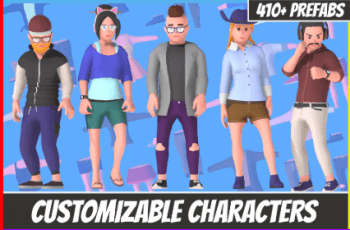 Customizable 3D City Characters Vol 1 – Free Download