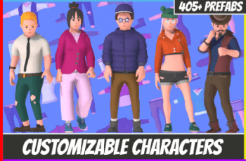 Customizable 3D City Characters Vol 2 – Free Download