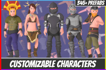 Customizable 3D Fantasy Characters Vol 1 – Free Download