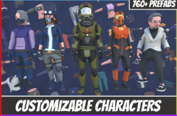 Customizable 3D Sci-Fi Characters Vol 1 – Free Download