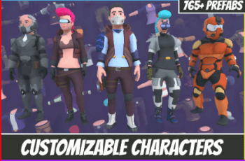 Customizable 3D Sci-Fi Characters Vol 2 – Free Download
