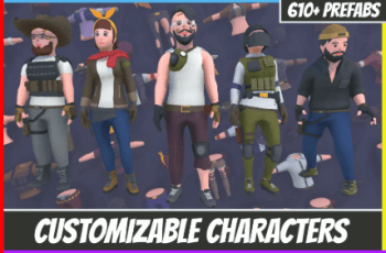 Customizable 3D Survival Characters Vol 2 – Free Download