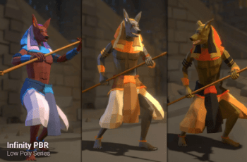Low Poly Character – Anubis – Fantasy RPG – Free Download
