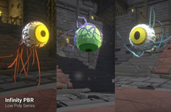 Low Poly Character – Flying Eye – Fantasy RPG – Free Download