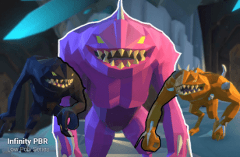 Low Poly Character – Monster Creature 1 – Fantasy RPG – Free Download