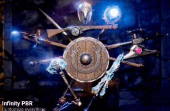 Weapons & Armor PBR Pack #2 – Fantasy RPG – Free Download