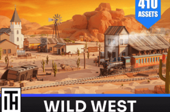 Wild West – Low Poly Asset Pack by ithappy – Free Download