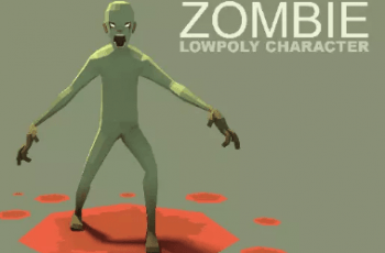 Zombie | LOWPOLY CHARACTER – Free Download