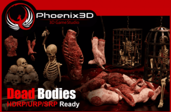P3D: Dead Bodies (Skeleton & Mummy & Burned Corpses & Bags) – Free Download