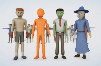 Hyper-Casual Characters Professions (Male/Female) – Free Download