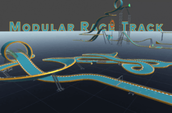 Low Poly Modular Race Track – Free Download
