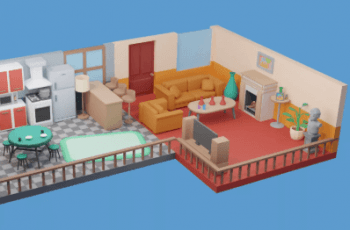Mini House and Furniture Pack – Free Download