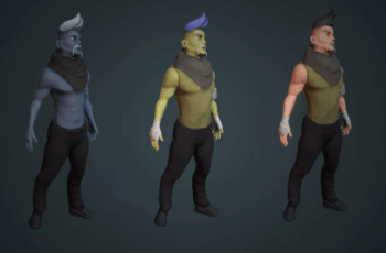 STYLIZED CHARACTER CUSTOMIZABLE/MODULAR CLOTHES – Free Download