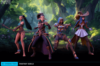 Stylized Fantasy Girls NPC Pack #3 – Free Download