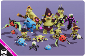 Monsters Ultimate Pack 08 Cute Series – Free Download