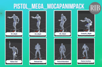 Pistol Mega MocapAnimPack – Free Download
